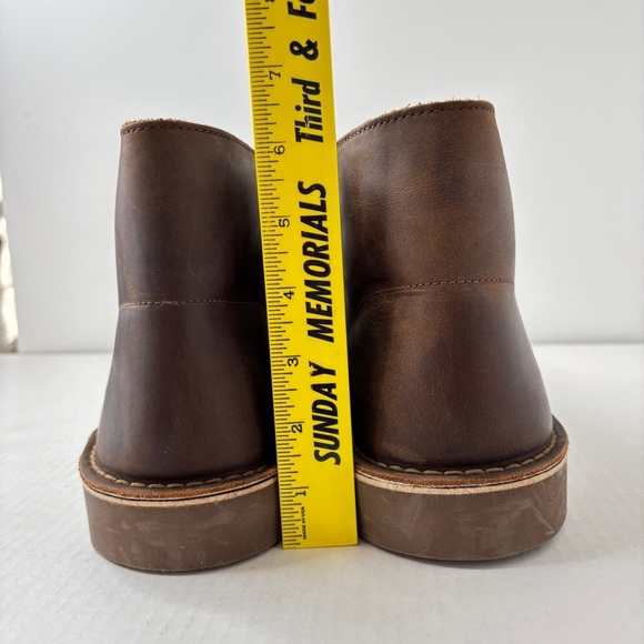Clarks Bushacre 2 Chukka Boots Men\'s Size 15 Brown Leather Cushion Comfort  NWOB main image 8